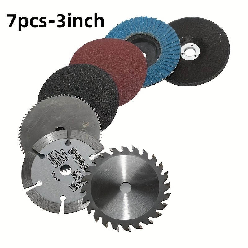 Steel Chain - Ensemble de 7 lames de scie