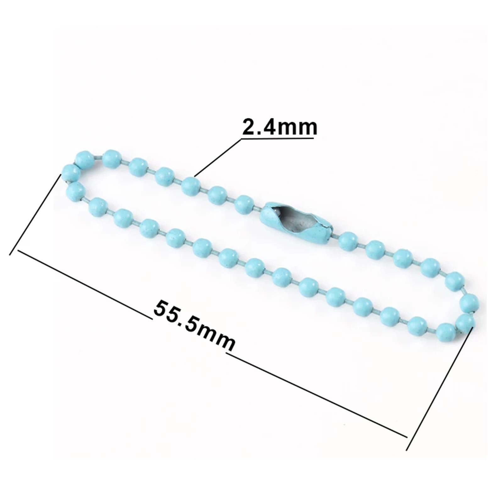 Xcm Chain - 100 chaînes de perles rondes avec