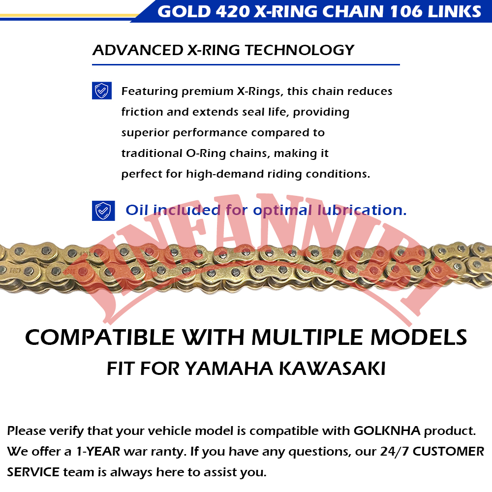 Gold 420 X-Ring JO106 Link et  - Master Link Chain avis et prix