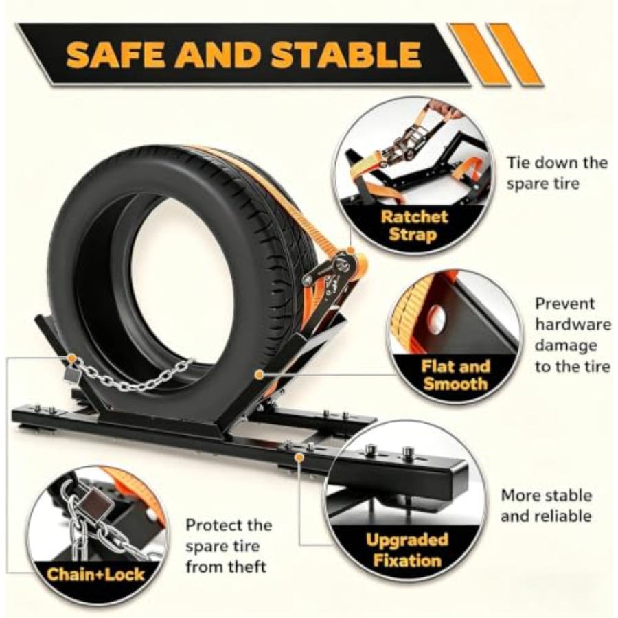 Support de roue de secours rob - Steel Chain avis et prix