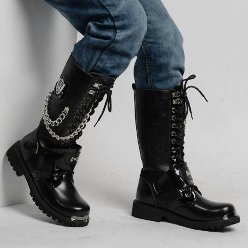 Bottes de moto pour hommes, mi - Motorcycle Chain avis et prix